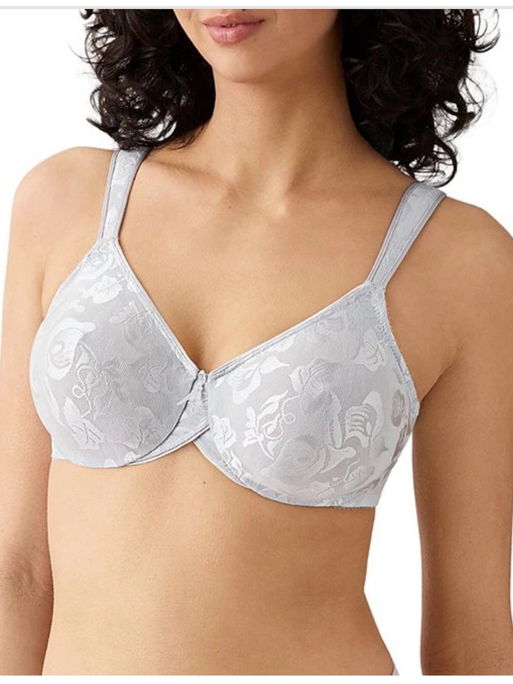 Wacoal light blue seamless U- back underwire bra 36DDD